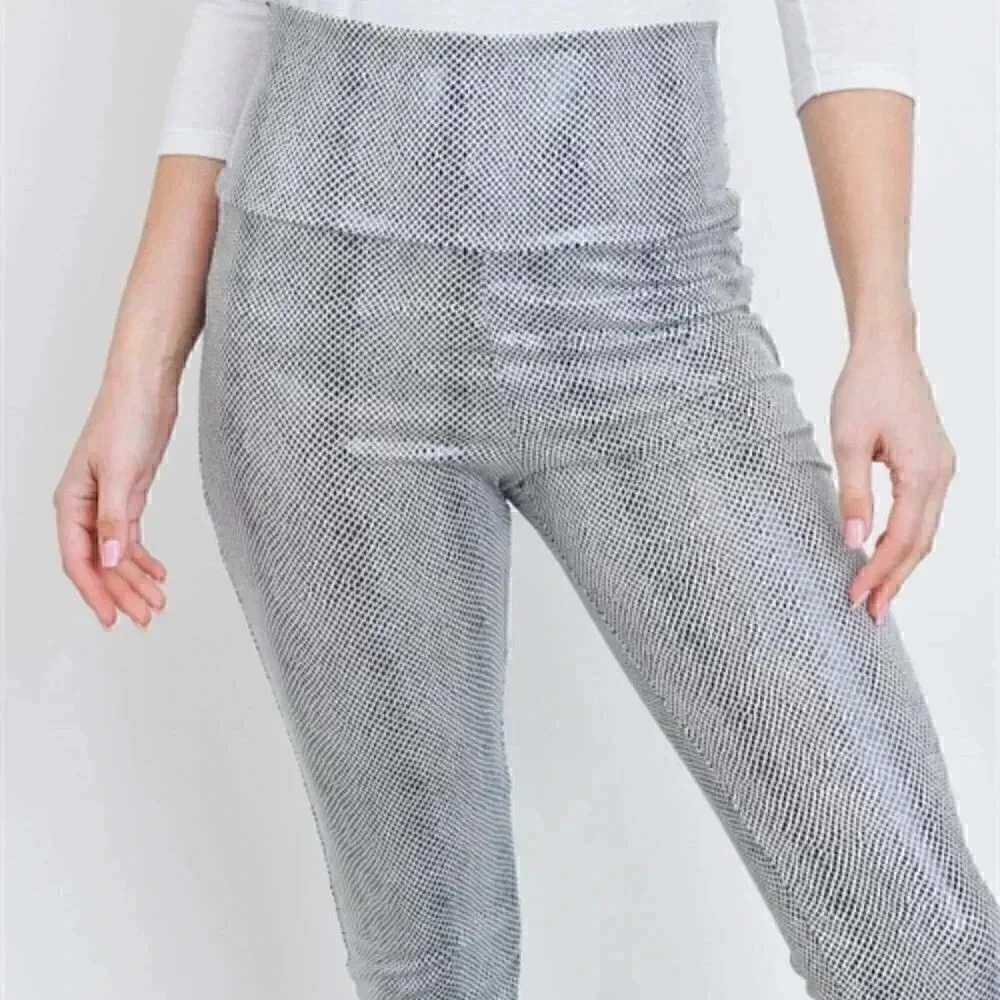 SNAKE ANIMAL PRINT LEGGINGS - Picture 6 of 6